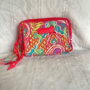 Vera Bradley On The Square Wristlet- Paisley In Paradise